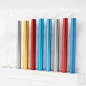 Aluminum alloy round tube multi-color oxidation