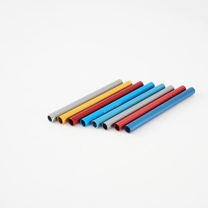 Aluminum alloy round tube multi-color oxidation