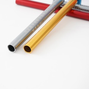 Aluminum alloy round tube multi-color oxidation
