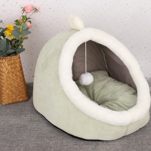Hot Pets Beds Zimní Pohodlná postel pro kočky v kresleném stylu Cotton Cat House