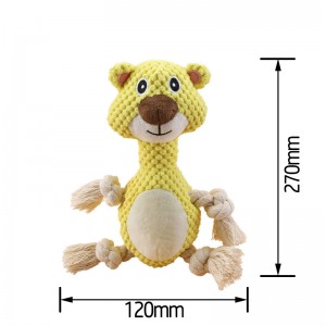 папулярныя Pet Toys Crinkle No Stuffing Animals Dog Плюшавая жавальная цацка