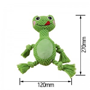 Популярные игрушки для домашних животных Crinkle No Stuffing Animals Dog Plush Chew Toy